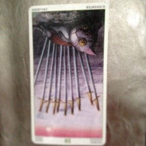padmes card of the day 10 of swords reversed