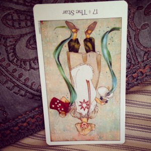 Padmes Daily Tarot The Star reversed