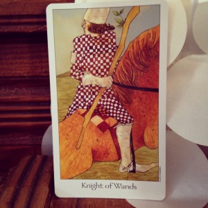 Padmes Daily Tarot Knight of Wands